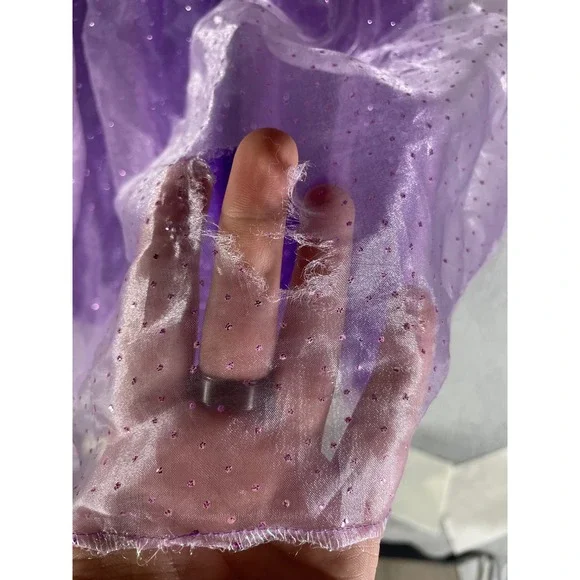 Disney Princess Rapunzel Costume Dress Purple Gold Tangled Size 4-6X - Picture 8 of 14